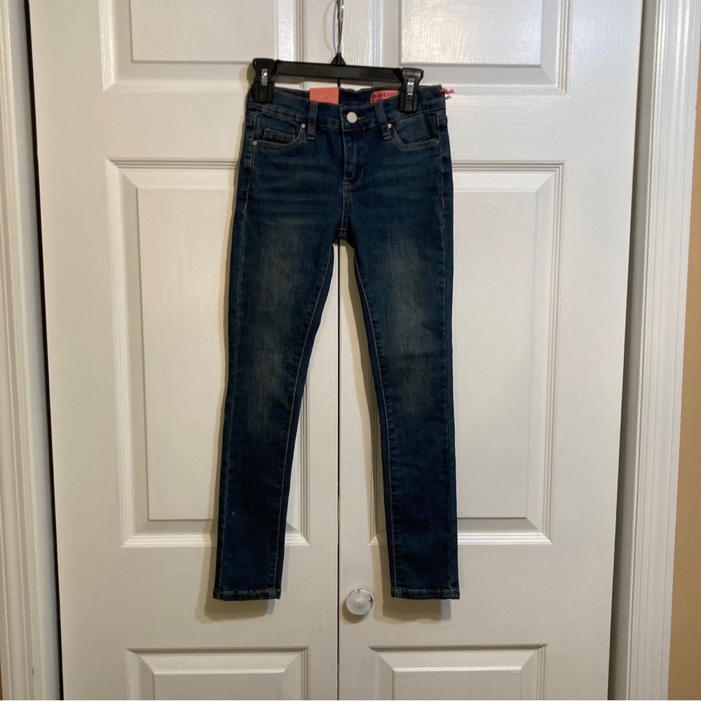 NWT BlankNYC Super Skinny The Mini Mercer Denim Jeans Girls Size 8 Stretch